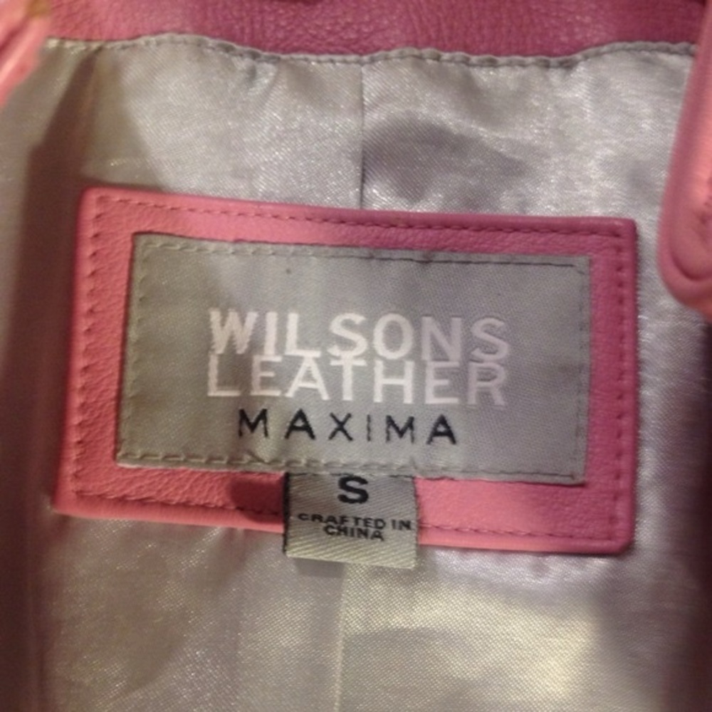 Pink LEATHER Jacket - Picture 3 of 3